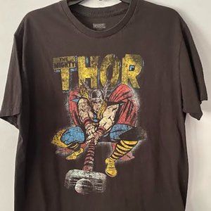 Thor Men's Vintage Style T Shirt Large